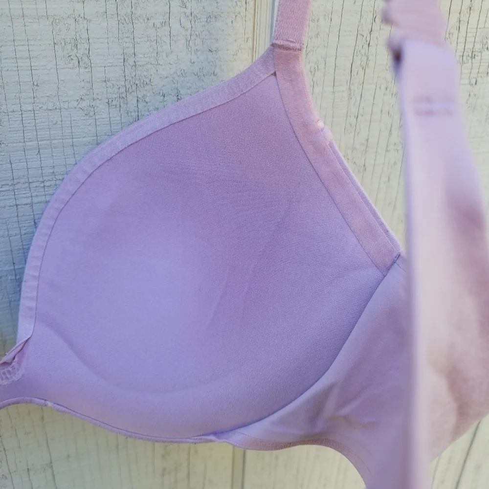 Victoria's Secret Pink Padded Push Up Plunge Comfortable Bra 34C